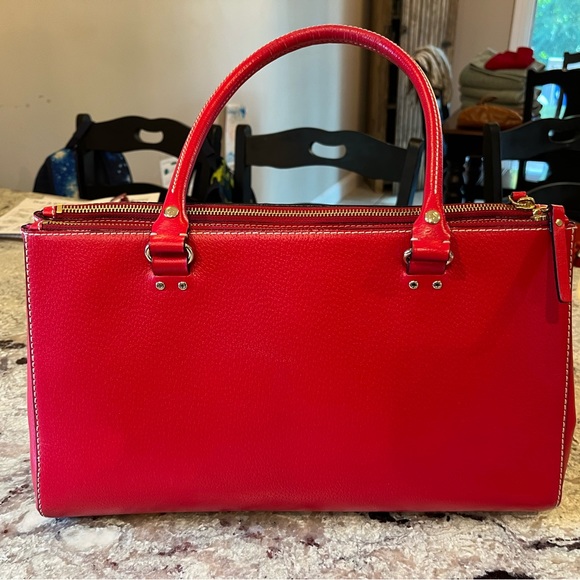Kate Spade Red Purse/Bag - Picture 3 of 9